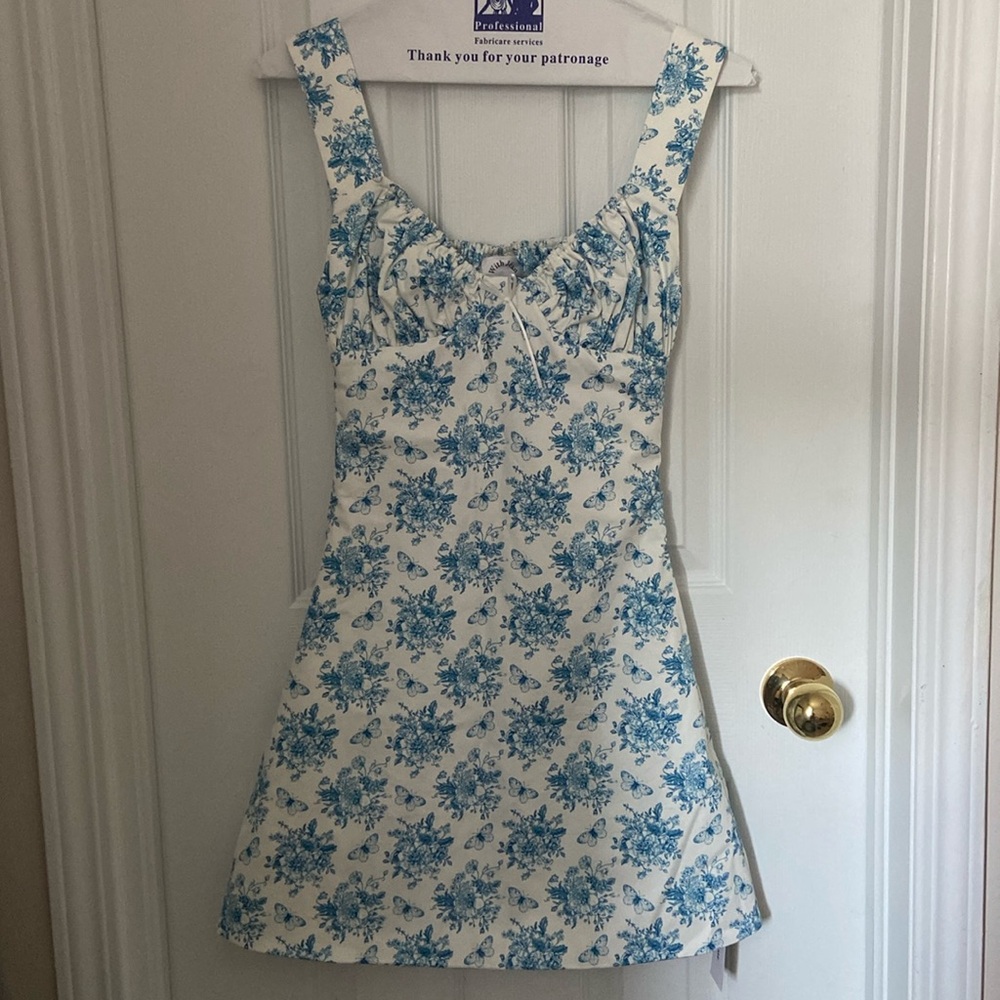 With Jean Mini Dress